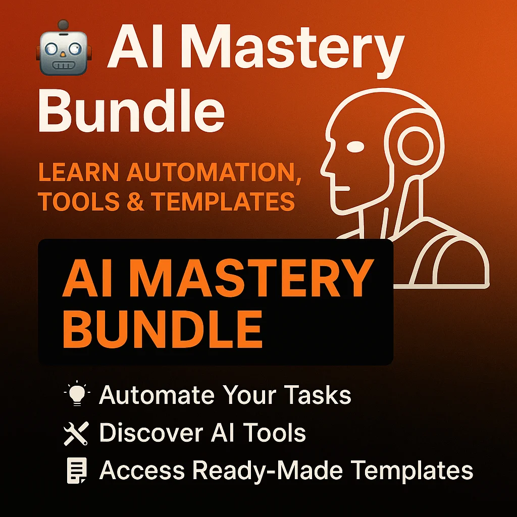 Artificial Intelligence Mastery Bundle