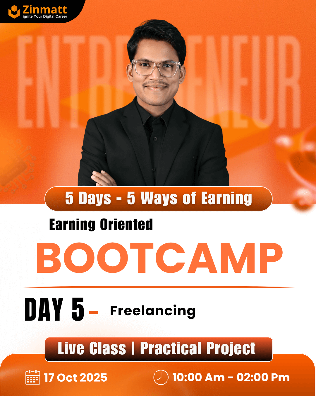 Zinmatt Day 5 Freelancing Poster