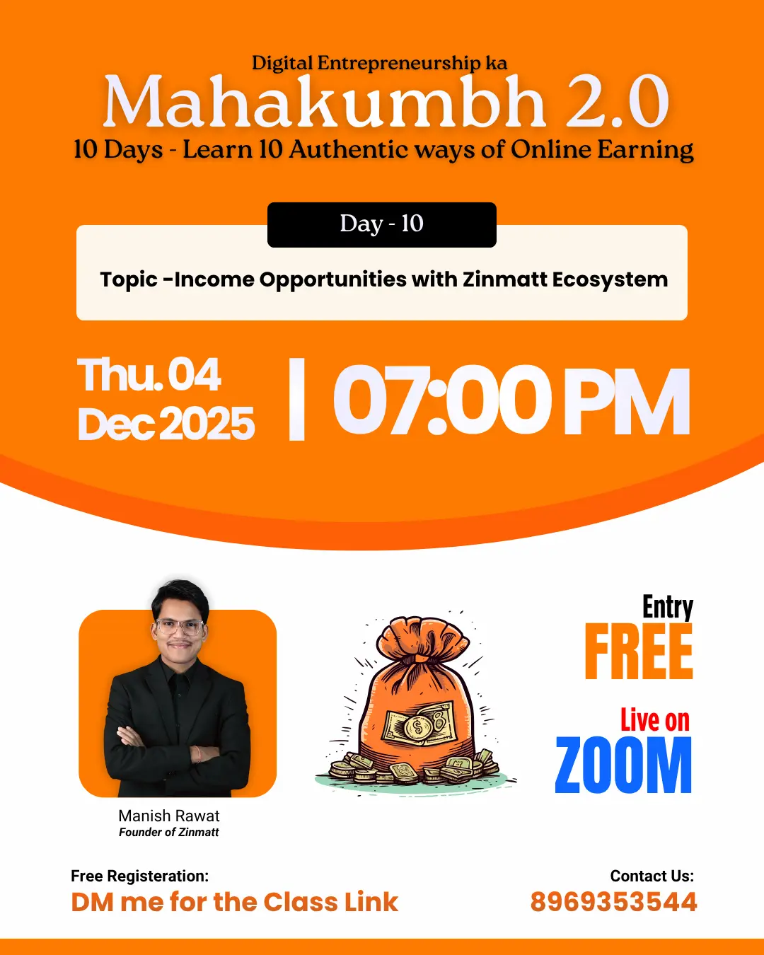 Income Opportunity with Zinmatt