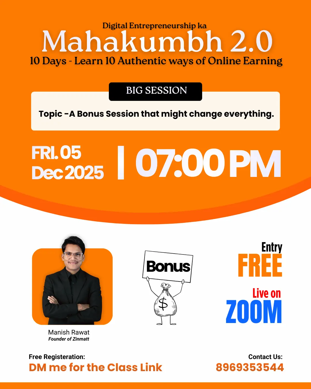 Income Opportunity with Zinmatt