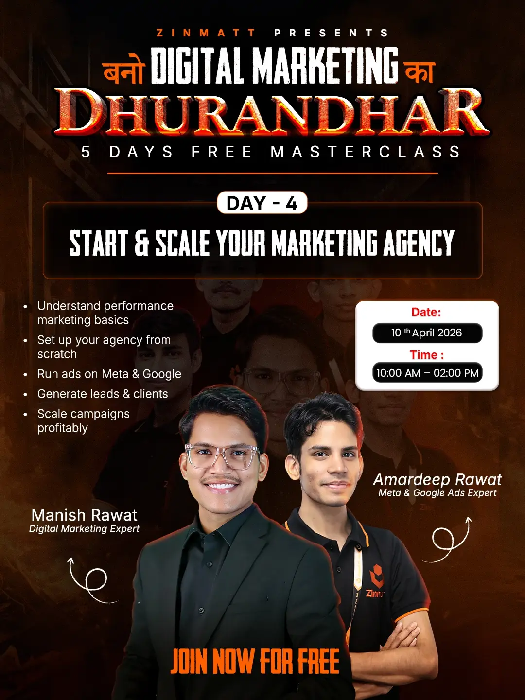 Day 4 – Dhuranadhar Masterclass Poster